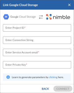 Google Cloud Storage with Nimble