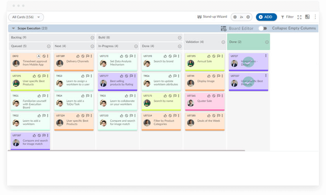 Track Any Agile Card on the Execution Board