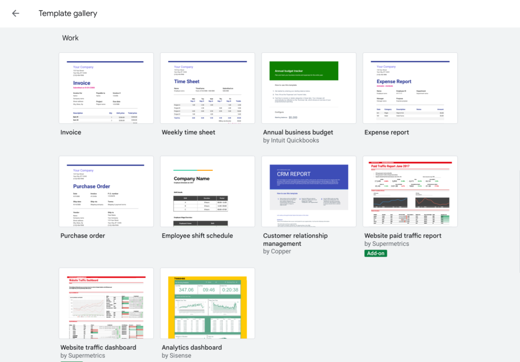 Google Sheets Budget Template