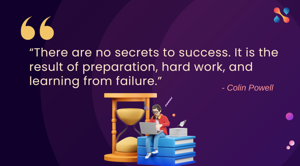 There are no secrets to success