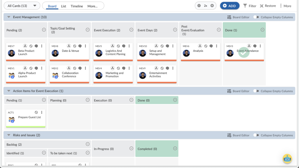 Event Management Template