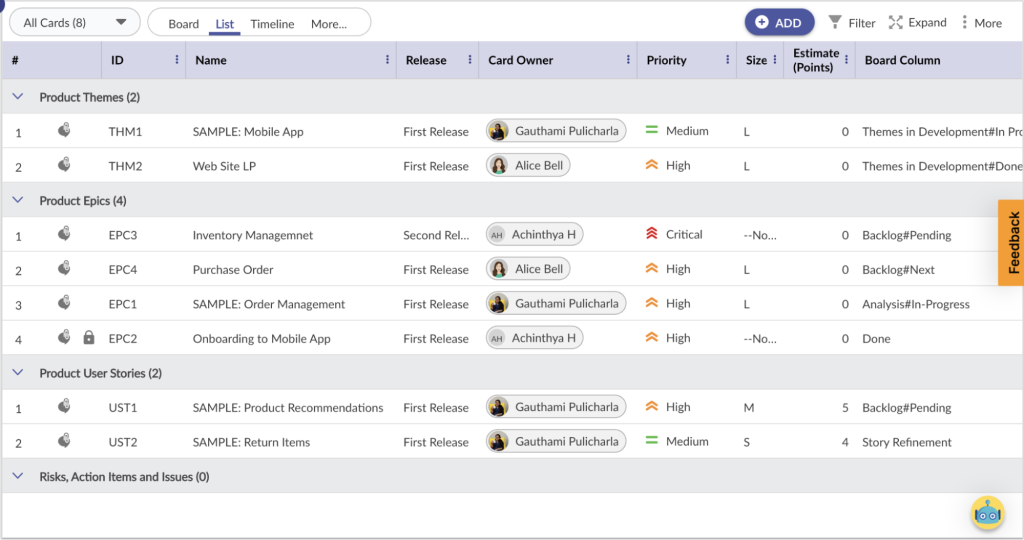 Product Management Template