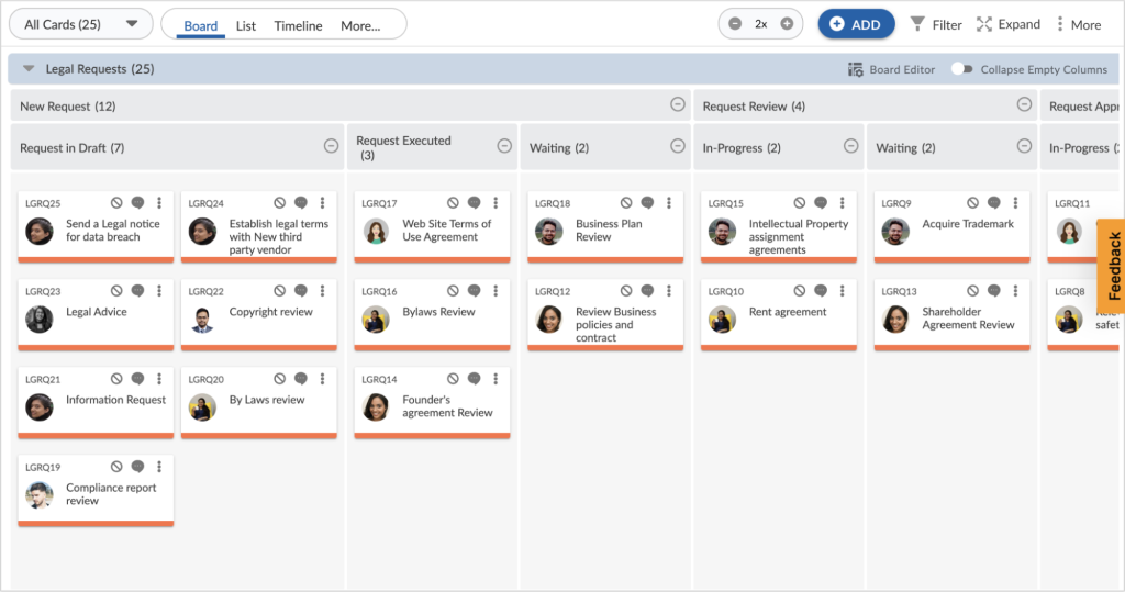 Legal Requests Management Template