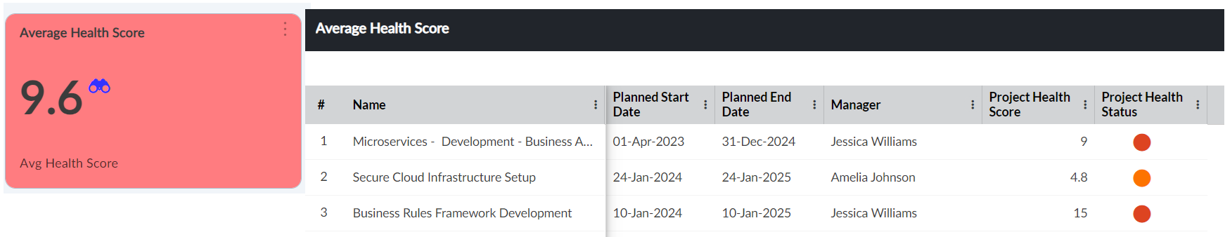 Project Health Score