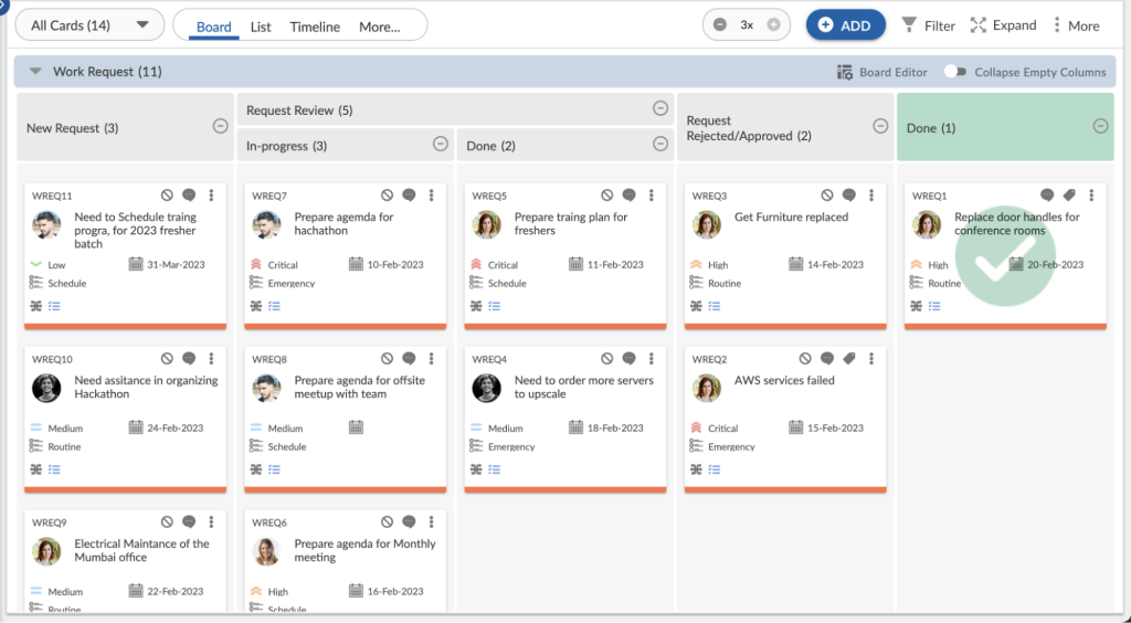 Work Requests Management Template