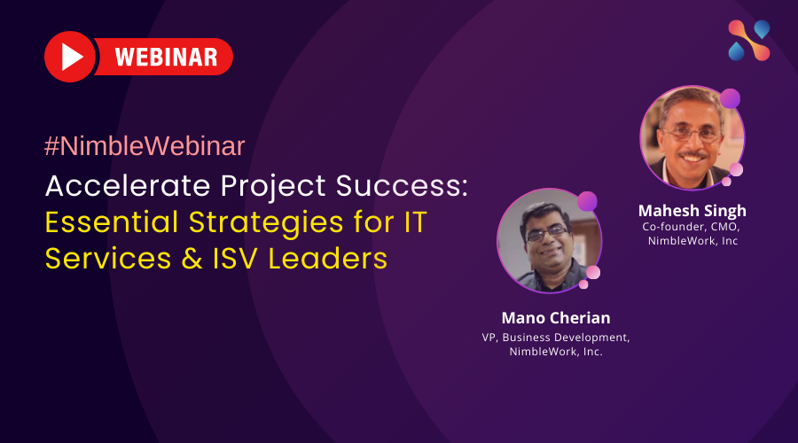 Webinar Accelerate Project Success Essential Strategies For It Services &Amp; Isv Leaders